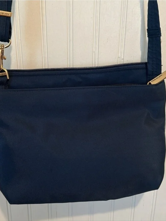 Travelon Crossbody Navy blue Gold Hardware - Picture 6 of 12